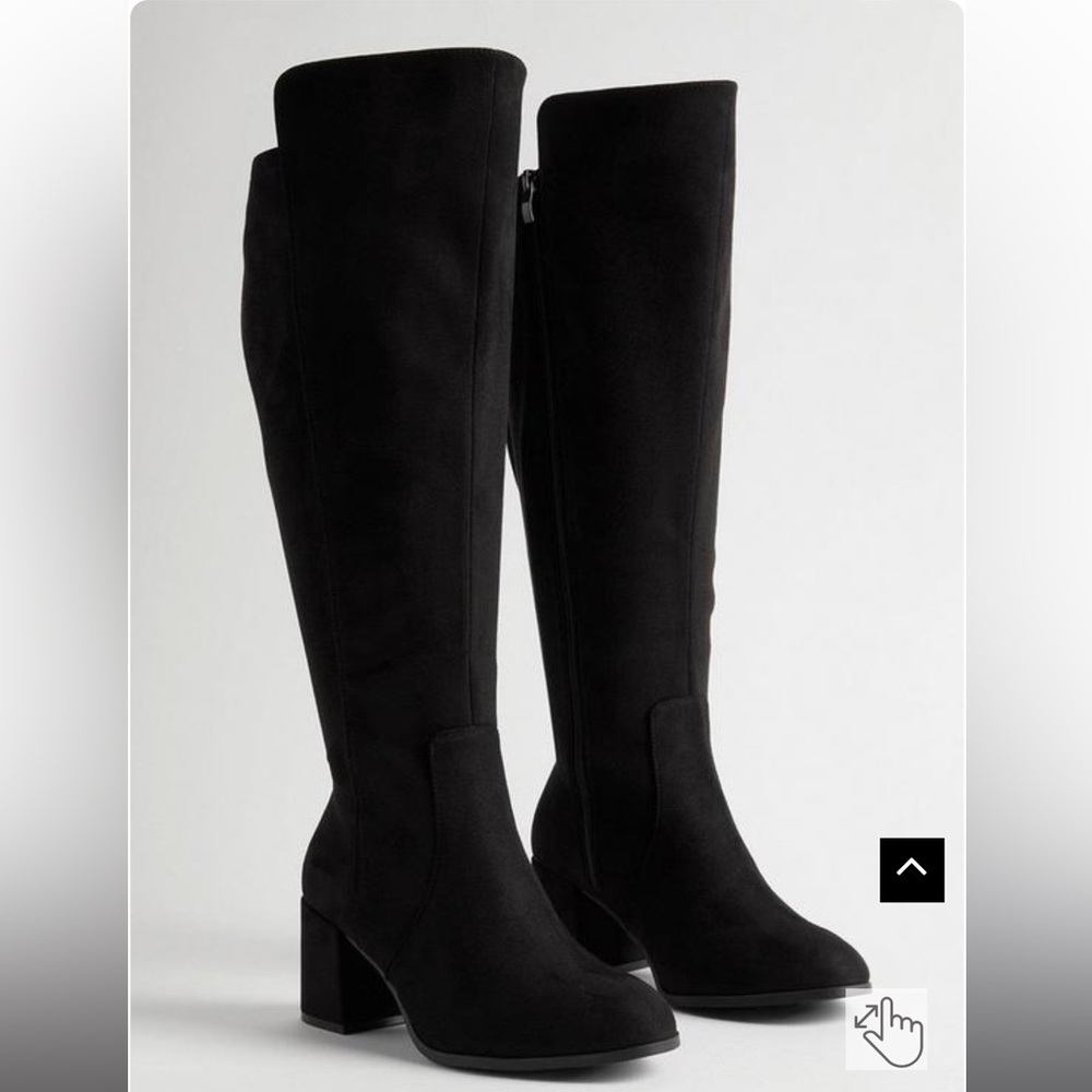 Torrid Block Heel Stretch Over the Knee Boots Wide Width NEVER WORN!